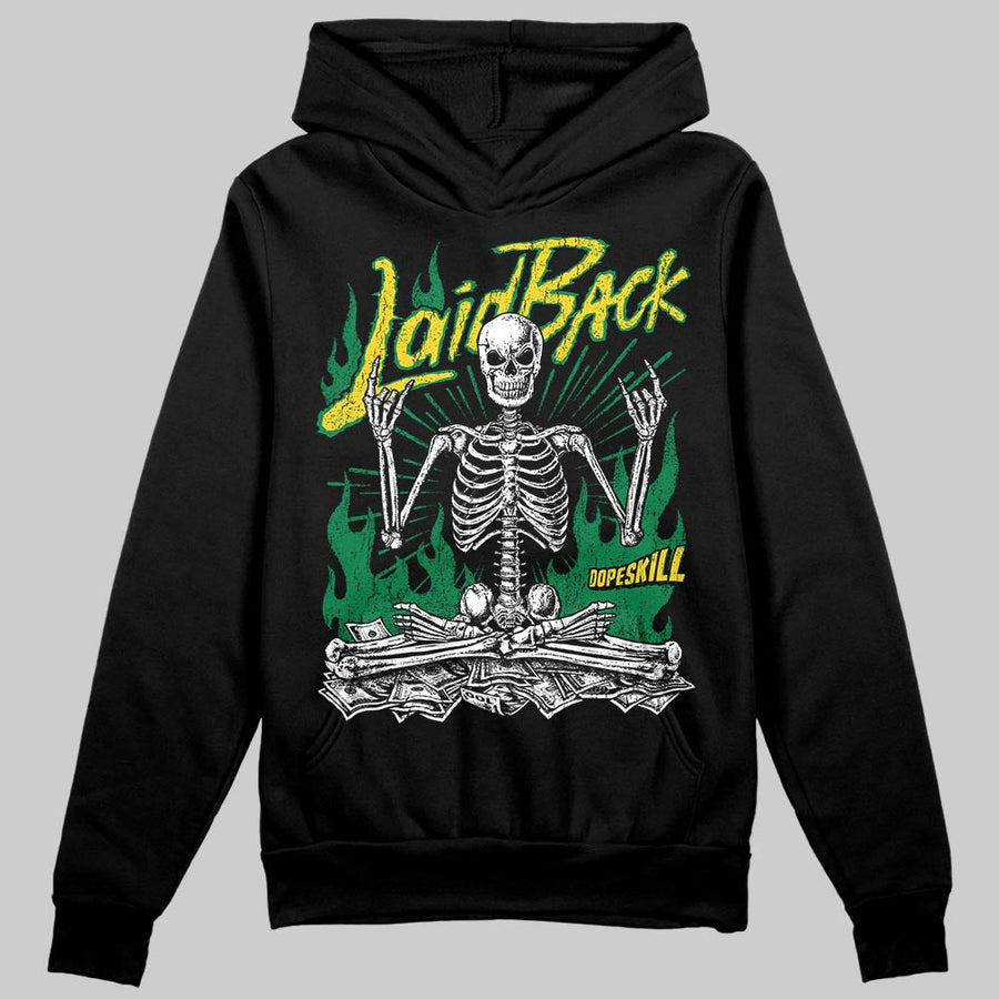 Green 'Laid Back' DopeSkill Graphic Hoodie