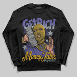 Lakers 4s DopeSkill Long Sleeve T-Shirt Get Rich Graphic