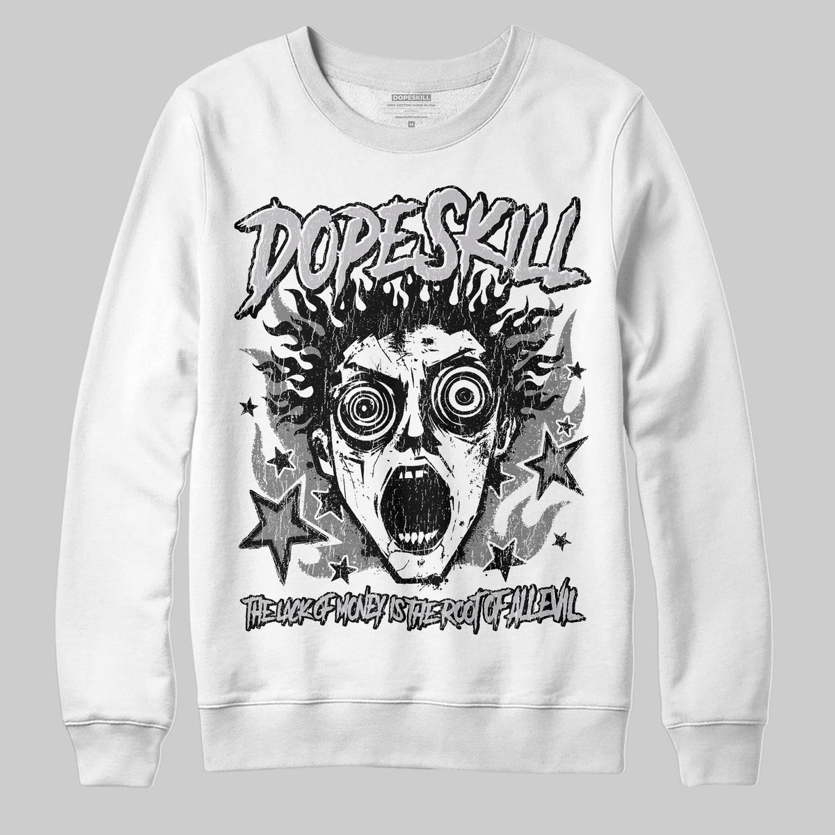 Grey Collection DopeSkill Sweatshirt Root of Evil Graphic