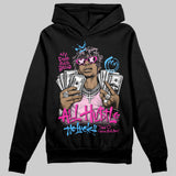 Pink 'All Hustle No Luck' DopeSkill Graphic Hoodie