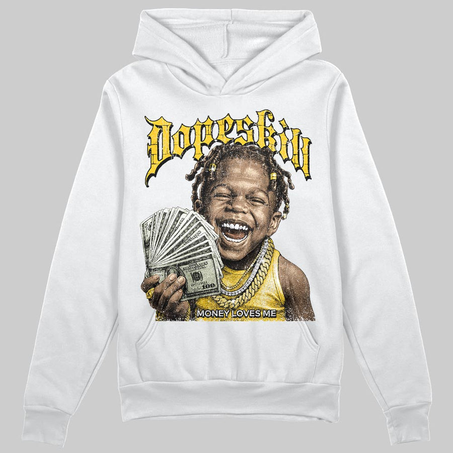 Yellow 'Money Loves Me' DopeSkill Graphic Hoodie