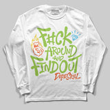 Neon Green Collection DopeSkill Long Sleeve T-Shirt F#ck Around And Find Out Graphic