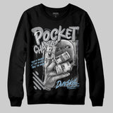 Wolf Grey 5s DopeSkill Sweatshirt Pocket Change Graphic