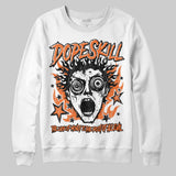 Orange Black White DopeSkill Sweatshirt Root of Evil Graphic