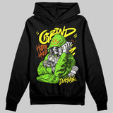 Neon Green 'Grind Pray' DopeSkill Graphic Hoodie