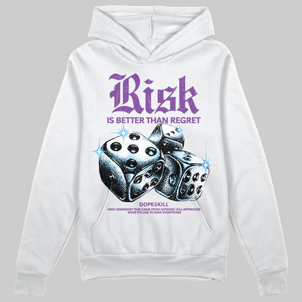 PURPLE 'Risk Is Better Than Regret' DopeSkill Graphic Hoodie