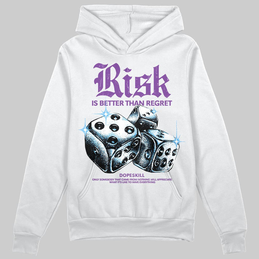 PURPLE 'Risk Is Better Than Regret' DopeSkill Graphic Hoodie