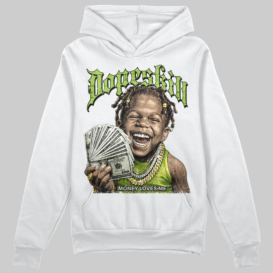 Green 'Money Loves Me' DopeSkill Graphic Hoodie