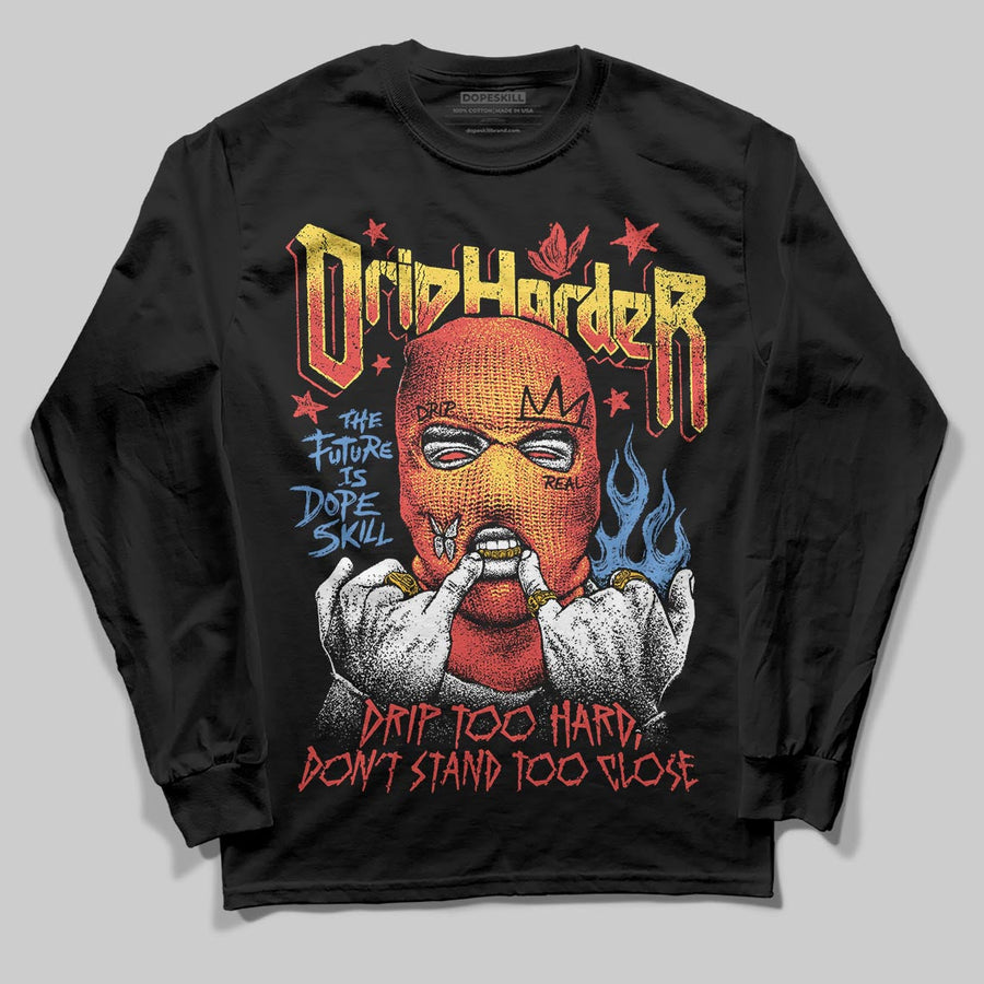 Red Collection DopeSkill Long Sleeve T-Shirt Drip Harder Graphic