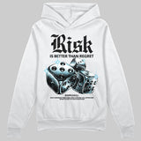 Black/White 'Risk Is Better Than Regret' DopeSkill Graphic Hoodie