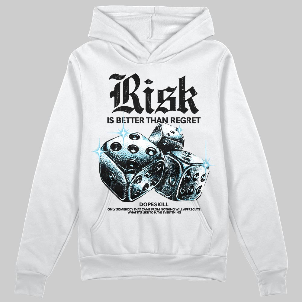 Black/White 'Risk Is Better Than Regret' DopeSkill Graphic Hoodie