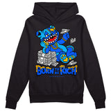 Royal Blue Collection DopeSkill Hoodie Sweatshirt Born To Be Rich Graphic