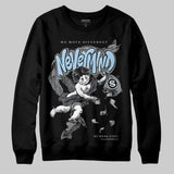 Wolf Grey 5s DopeSkill Sweatshirt Nevermind Graphic