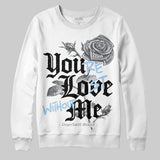 Wolf Grey 5s DopeSkill Sweatshirt You’re Lost Without Me Graphic