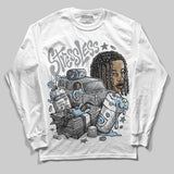 Wolf Grey 5s DopeSkill Long Sleeve T-Shirt Stressless Graphic