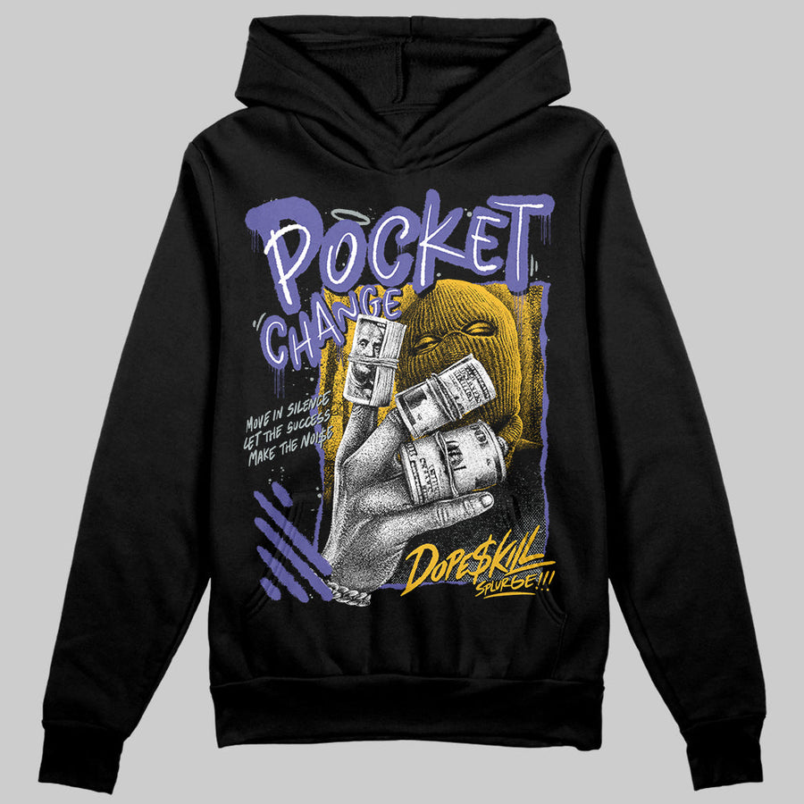Lakers 4s DopeSkill Hoodie Sweatshirt Pocket Change Graphic