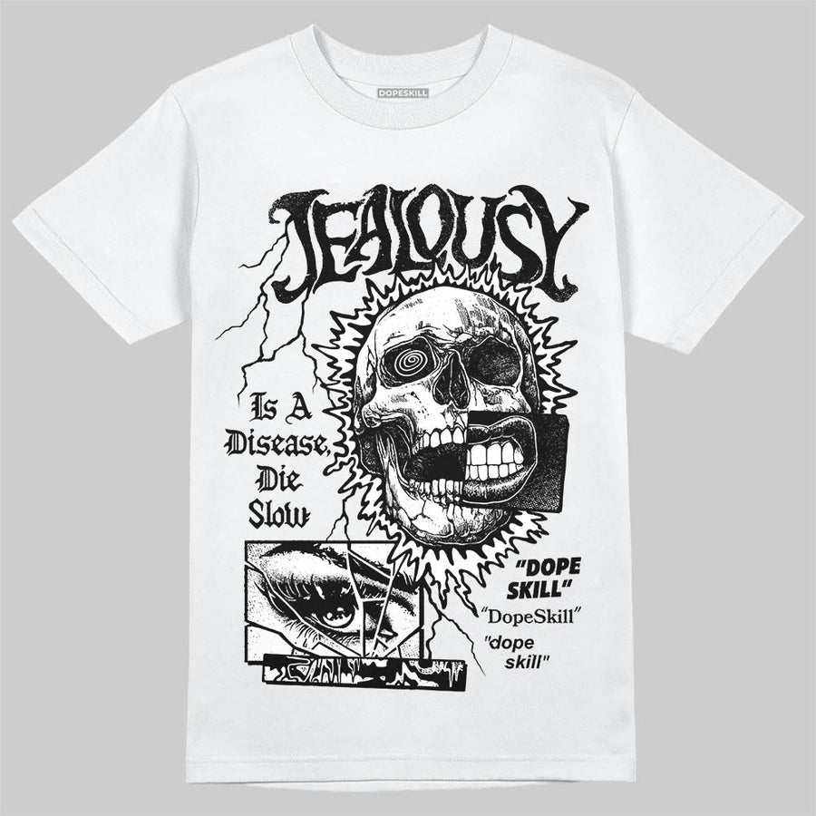 Black/White 'Jealousy' DopeSkill Graphic T-Shirt
