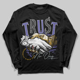 Lakers 4s DopeSkill Long Sleeve T-Shirt Trust No One Graphic
