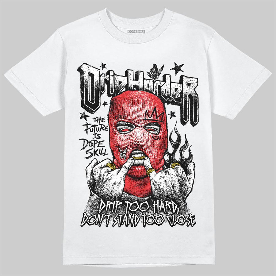 Black and White Collection DopeSkill T-Shirt Drip Harder Graphic