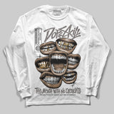 Cave Stone 4s DopeSkill Long Sleeve T-Shirt The Mouth With No Droughts Graphic