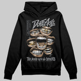 Wolf Grey 5s DopeSkill Hoodie Sweatshirt The Mouth With No Droughts Graphic