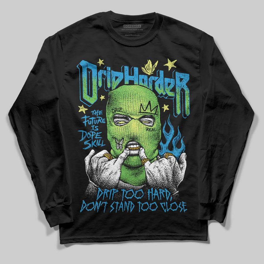 Royal Blue Collection DopeSkill Long Sleeve T-Shirt Drip Harder Graphic