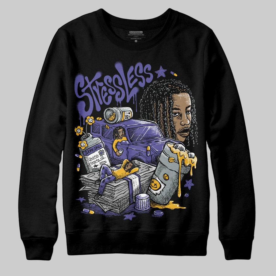 Lakers 4s DopeSkill Sweatshirt Stressless Graphic