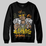 Olive 'All Hustle No Luck' DopeSkill Graphic Sweatshirt