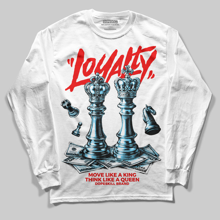 Red 'Loyalty' DopeSkill Graphic Long Sleeve T-Shirt