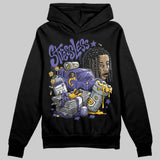 Lakers 4s DopeSkill Hoodie Sweatshirt Stressless Graphic