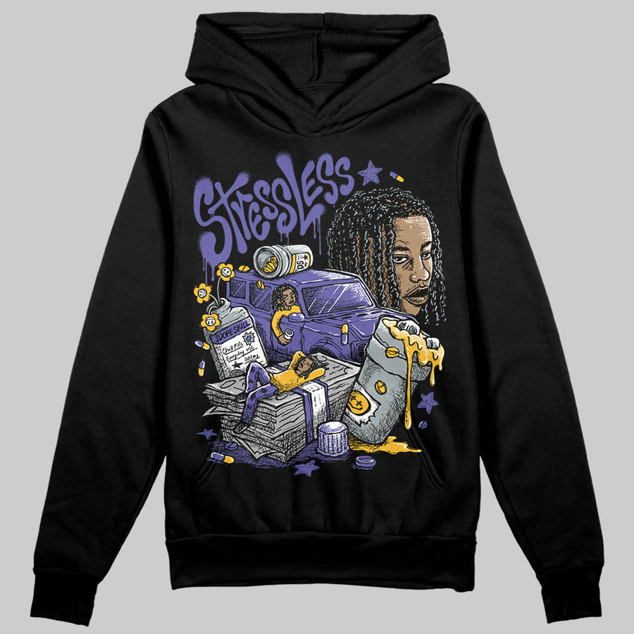 Lakers 4s DopeSkill Hoodie Sweatshirt Stressless Graphic