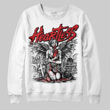 Red Cement 4S DopeSkill Sweatshirt Heartless Graphic