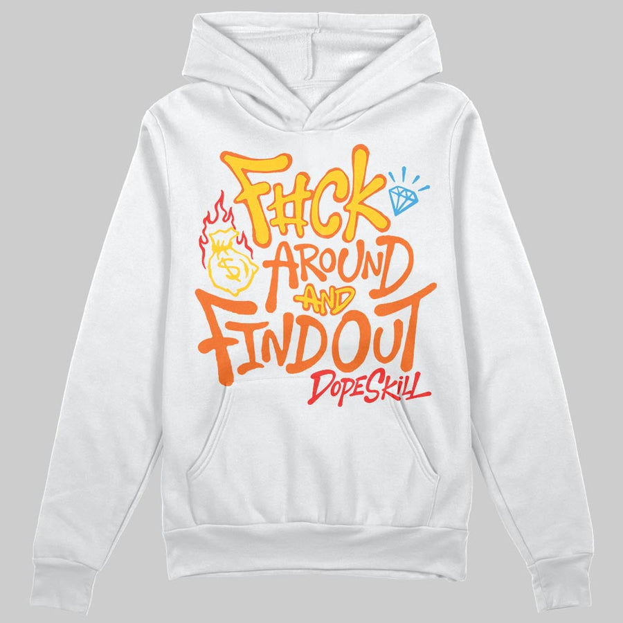 Yellow Collection DopeSkill Hoodie Sweatshirt F#ck Around And Find Out Graphic