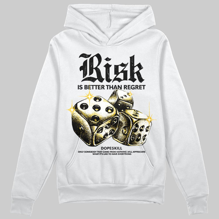 Yellow 'Risk Is Better Than Regret' DopeSkill Graphic Hoodie