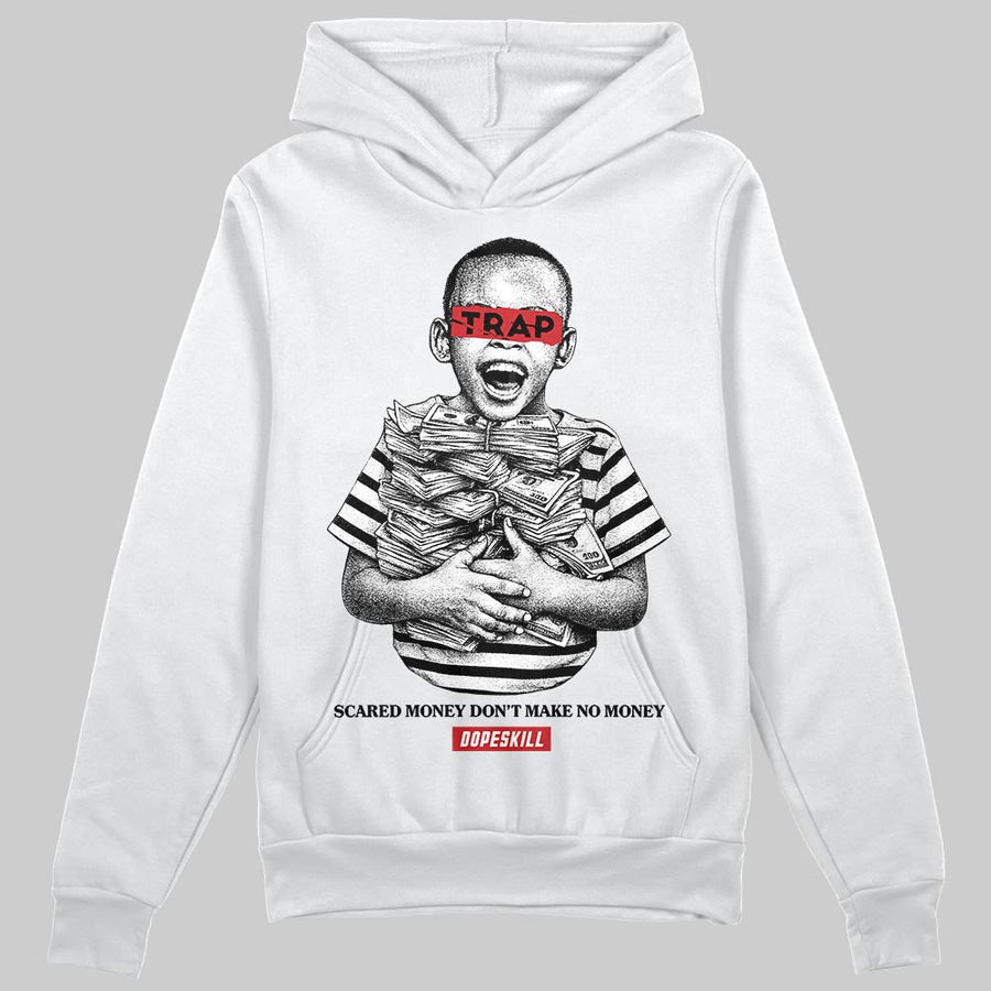 Black/White 'Scared Money Don't Make No Money' DopeSkill Graphic Hoodie