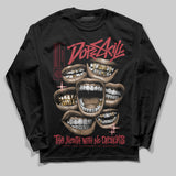 Valentine’s Day 4s DopeSkill Long Sleeve T-Shirt The Mouth With No Droughts Graphic