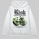 Neon Green 'Risk Is Better Than Regret' DopeSkill Graphic Hoodie
