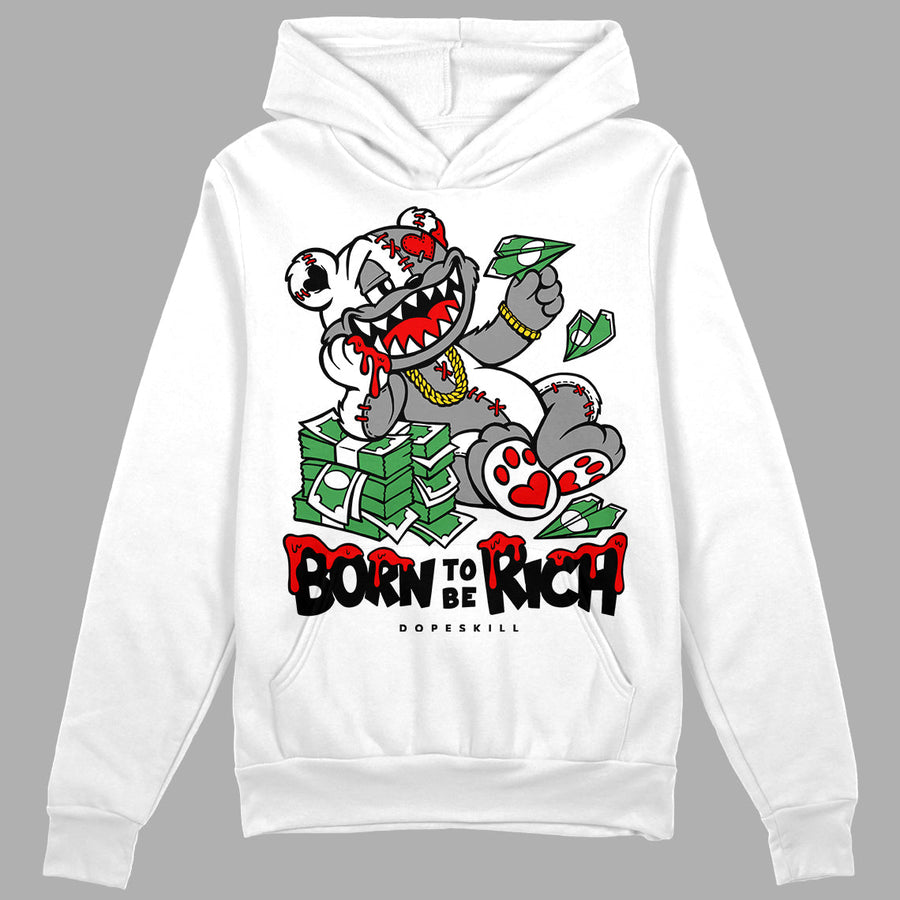 Dunk Panda White Black DopeSkill Hoodie Sweatshirt Born To Be Rich Graphic