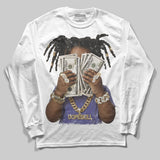 Lakers 4s DopeSkill Long Sleeve T-Shirt Rich Youth Graphic