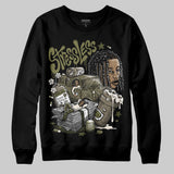 Medium Olive 3s DopeSkill Sweatshirt Stressless Graphic