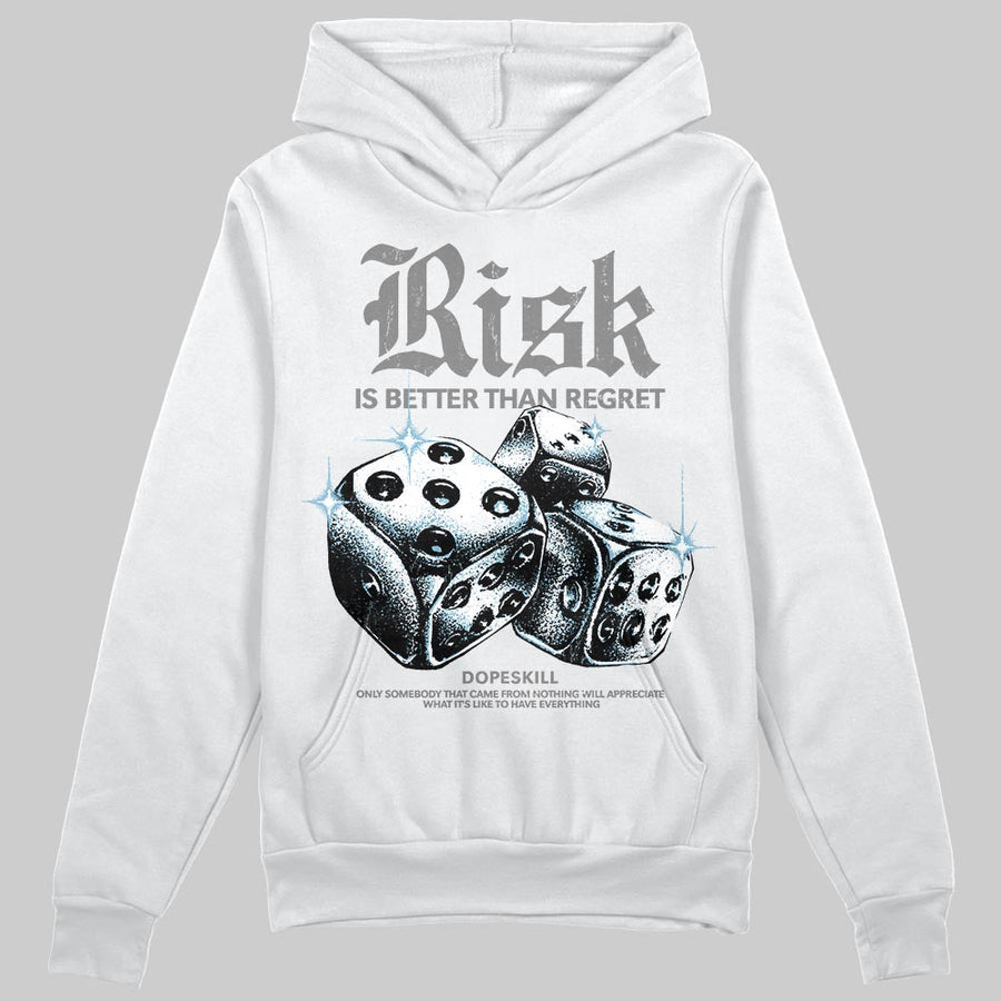 Grey 'Risk Is Better Than Regret' DopeSkill Graphic Hoodie