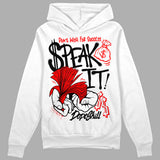 Black and White Collection DopeSkill Hoodie Sweatshirt Speak It Graphic