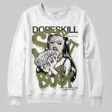 Medium Olive 3s DopeSkill Sweatshirt Stay It Busy Graphic