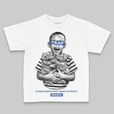 Royal Blue 'Scared Money Don't Make No Money' DopeSkill Graphic Toddler Kids T-shirt