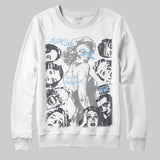Wolf Grey 5s DopeSkill Sweatshirt Built Different Graphic
