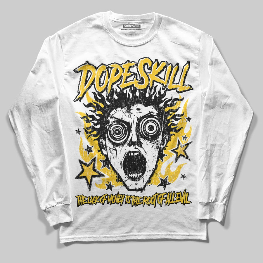 Yellow Collection DopeSkill Long Sleeve T-Shirt Root of Evil Graphic