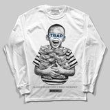 Wolf Grey 5s DopeSkill Long Sleeve T-Shirt Scared Money Don't Make No Money Graphic