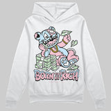 Medium Soft Pink 4s DopeSkill Hoodie Sweatshirt Born To Be Rich Graphic
