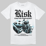 Black/White 'Risk Is Better Than Regret' DopeSkill Graphic T-Shirt