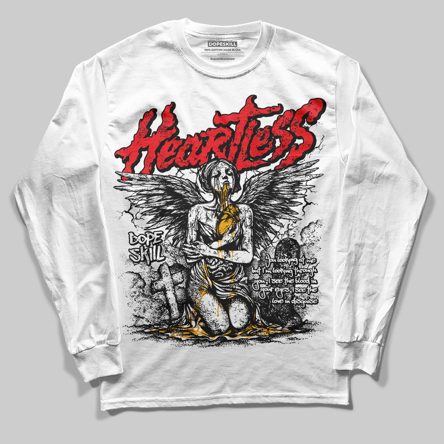 Red Collection DopeSkill Long Sleeve T-Shirt Heartless Graphic